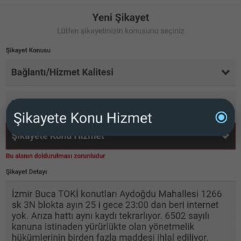 Superonline Kusurlu Hizmet Sözleşme İhlali
