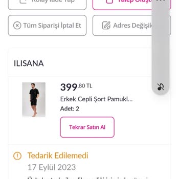 Pazarama'nın Görevini Yerine Getirmemesi