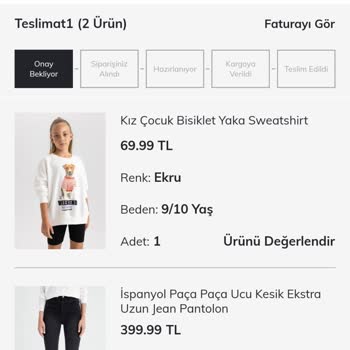 DeFacto Siparişim Onay Bekliyor Olarak Kaldı