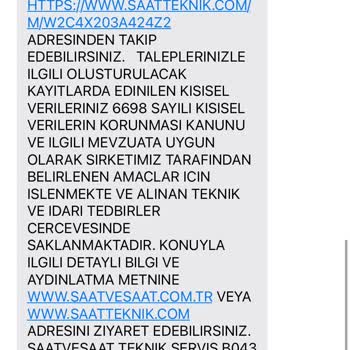 Saat & Saat GC Marka Erkek Saati Sorunu