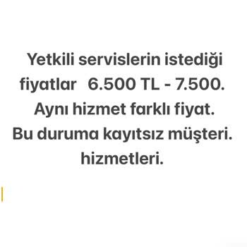 Kia Yetkili Servis Fiyatları Konusunda Yanıltıyor.