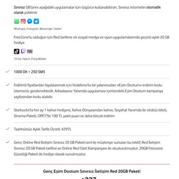 Vodafone'un Uyguladığı Aldatmaca