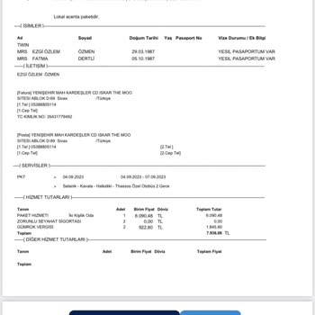 Pronto Tour İptal Tur Para İadesi