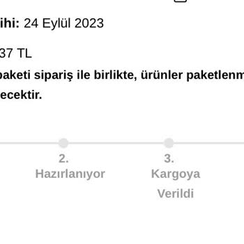 Koton Siparişim Kargoya Verilmedi