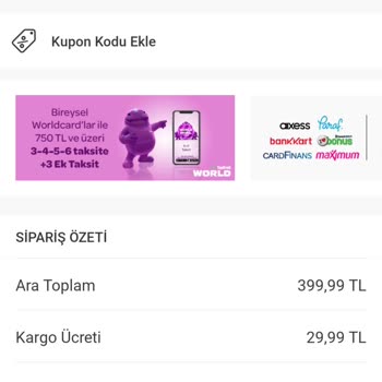 Karaca Home Kargo Ücreti Alınması Sorunu