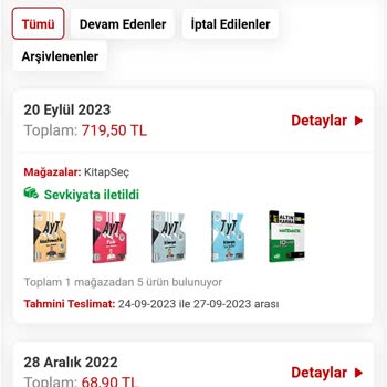 Kitap Seç Siparişim Kargoya Verilmedi Sipariş No 11205311