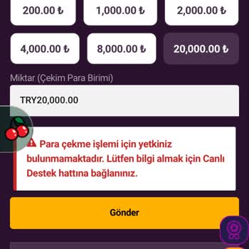 Milano Bet Hesaptaki Paramı Çekemiyorum