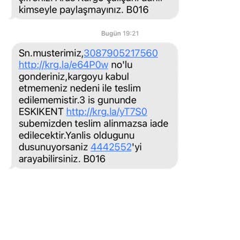 Aras Kargo Kargomu Dağıtıma Çıkarmadan Şubeden Almamı İstiyorlar