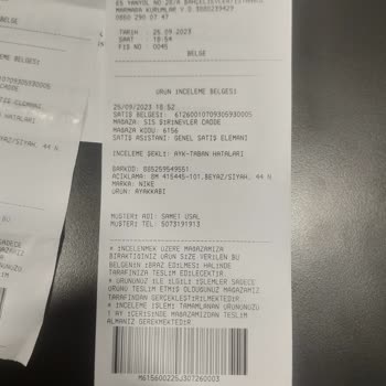 In Street Nike Air Monarch Hatalı Ürün Para İadesi Yapılmıyor.