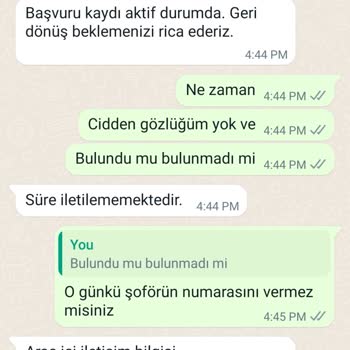 Kamil Koç Unutulan Eşyaya Ulaşamamak
