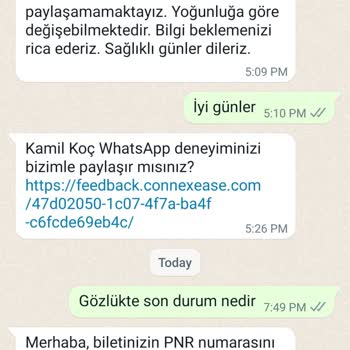 Kamil Koç Unutulan Eşyaya Ulaşamamak