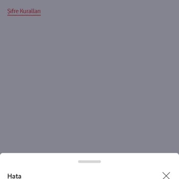 Vodafone Pay Kayıt Olamıyorum Hata Veriyor.