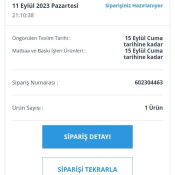 Avansas Ürün Teslim Edilmemesi