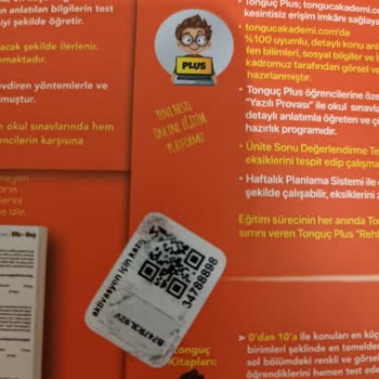 Tonguç Akademi Karekod Yanlış Kitabın Özelliği Bu Ama Kullanmıyoruz