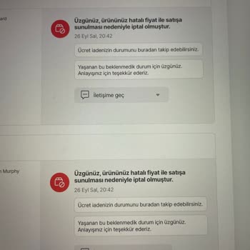 Hepsiburada Kitap Siparişi İptali