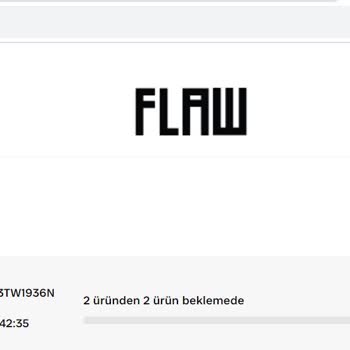 Flaw Wear Sipariş Sorunu
