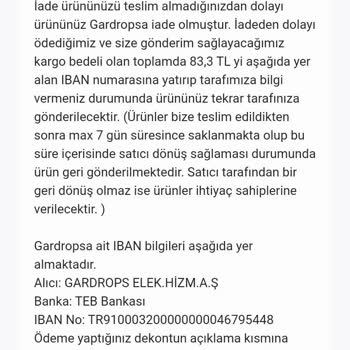 Gardrops Gardırop Firması 15 Gündür Ürünümü Göndermiyor