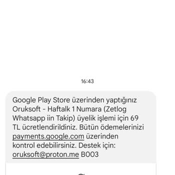 Vodafone Pay Üyelik Borcu Sorgulama