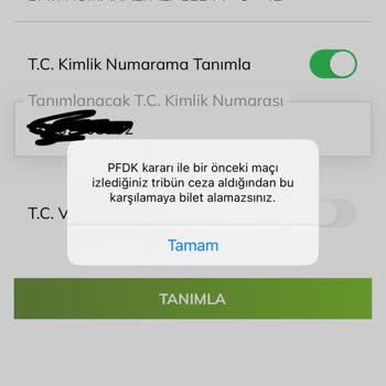 Passolig Haksız Yere Maç Cezası
