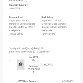 Altus Ürün Bir Aydır Gelmedi