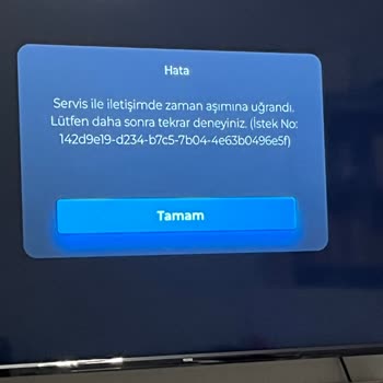 TOD Tv Servis İle İletişimde Zaman Aşımına Uğrandı