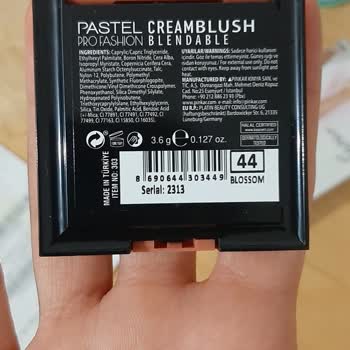 Pastel Kozmetik Pastel Cream Blush Allık Problemi