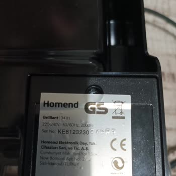 Homend 1341 H Tost Makinesi Sorunu