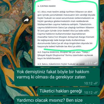 Shopier İade Hakkımı Kullanmak İstiyorum