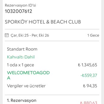 Agoda.com Yanlış Tarihli Rezervasyon İptali.