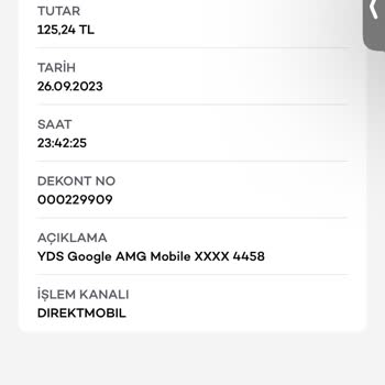 Google AMG Mobile Adına Para Çekilmesi