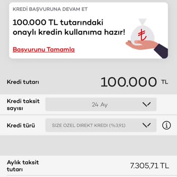 Akbank Size Özel Direkt Kredinin Faiz Oranının Başvuru Esnasında Yükselmesi