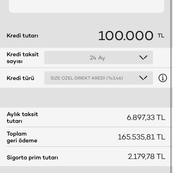 Akbank Size Özel Direkt Kredinin Faiz Oranının Başvuru Esnasında Yükselmesi