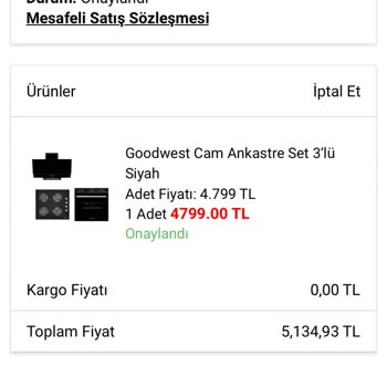 A101 Goodwest Ankastre Teslimat Gecikmesi