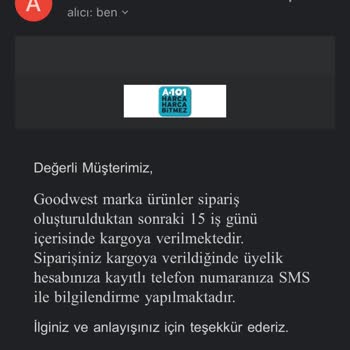A101 Goodwest Ankastre Teslimat Gecikmesi