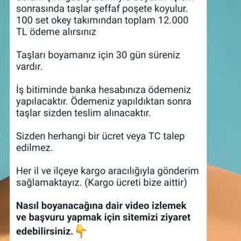 İŞKUR Okey Taşı Boyama