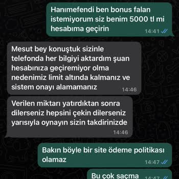Bets10 Paramı Ve Bonusumu Yatırmadı