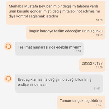 Trendyol Kusurlu Ürün Ve Değişim Sağlanmaması