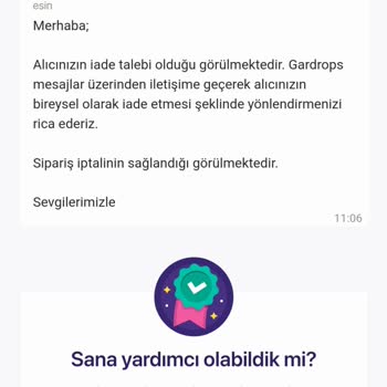Gardrops Tarafında Mağdur Oldum