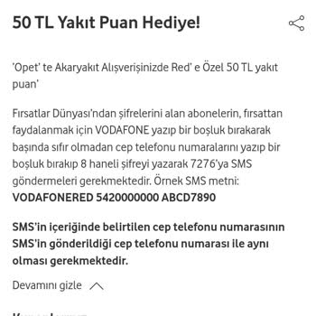 Vodafone Yanıltıcılığı, Kampanyalardan Yararlanamıyorum