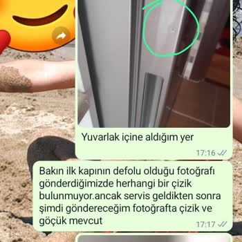 Samsung Çizilen Buzdolabı Ve Sorumsuz Servis