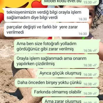 Samsung Çizilen Buzdolabı Ve Sorumsuz Servis