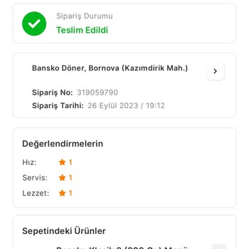 Migros Yemek Siparişimi Getirmeyip Paramı Aldı