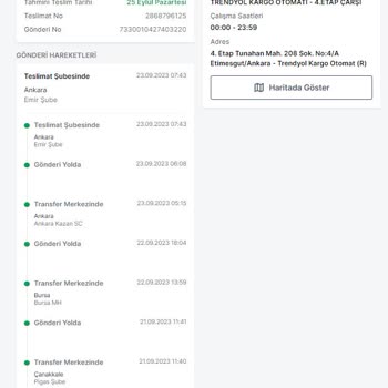 Trendyol Ürün Teslim Edilmemesi