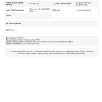 CVC Grup Dolaylı Açıklamalarla İkna Edilip Param Alındı