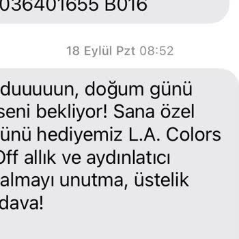 Watsons Doğum Günü Hediyesi