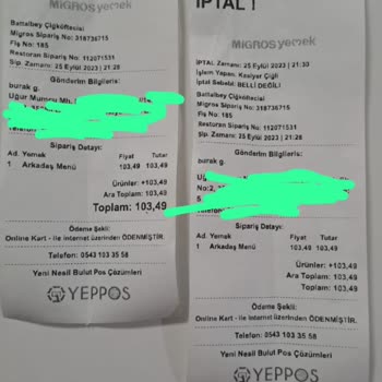Migros Yemek Pişmanlıktır! Parayı Alıp Siparişi Göndermiyorlar!