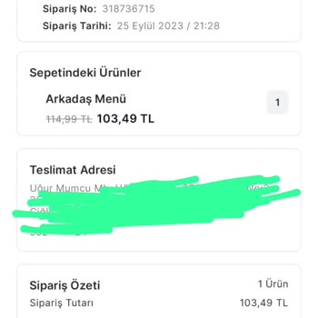 Migros Yemek Pişmanlıktır! Parayı Alıp Siparişi Göndermiyorlar!