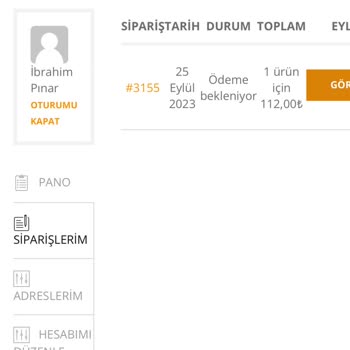 Elektronikparca.com Tutarı Yatırdım Fakat Ürünümü Alamadım