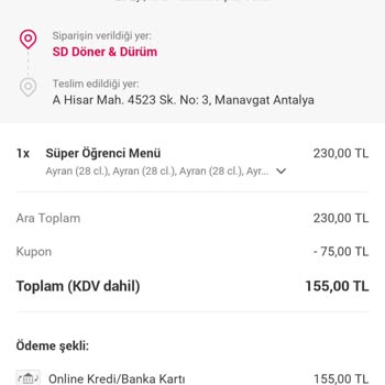 Yemeksepeti Param İade Edilmedi