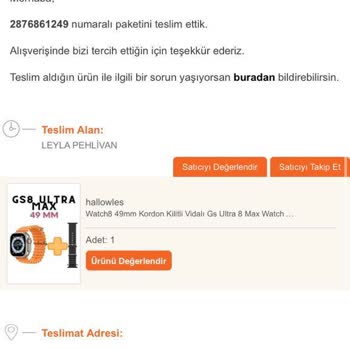 Yanlış Ürün Gönderimi Trendyol